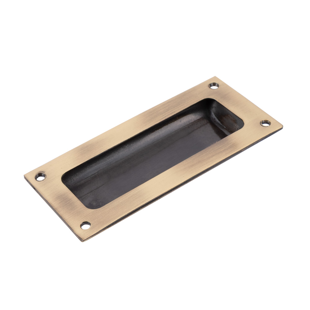 Sash Heritage Traditional Flush Sash Lift - Antique Brass